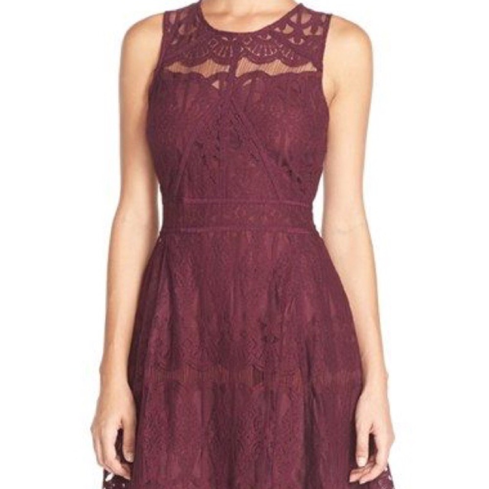 NORDSTROMS -Adelina Rae sleeveless fit flare dress